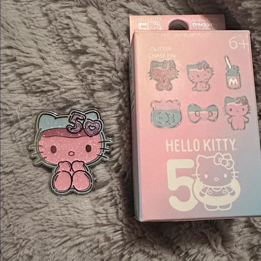 Rare Chaser!!!! Sanrio Hello Kitty 50th Anniversary Clear & Cute Mystery Box